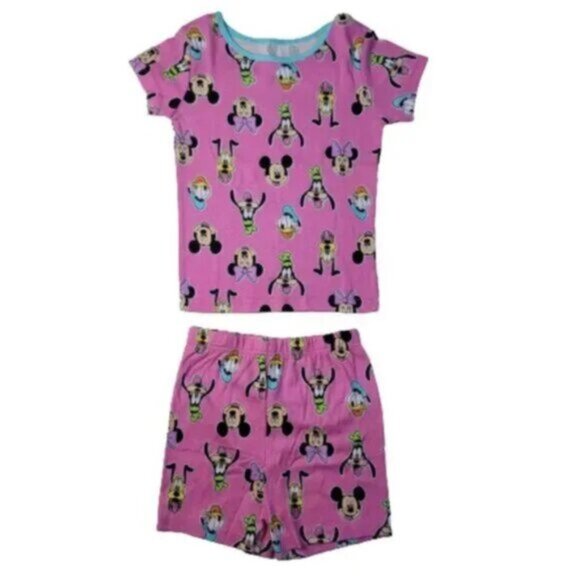 Disney Mickey & Minnie Mouse Pajama Bundle Kids Sleepwear Set Lot 2 Sets - Picture 9 of 15